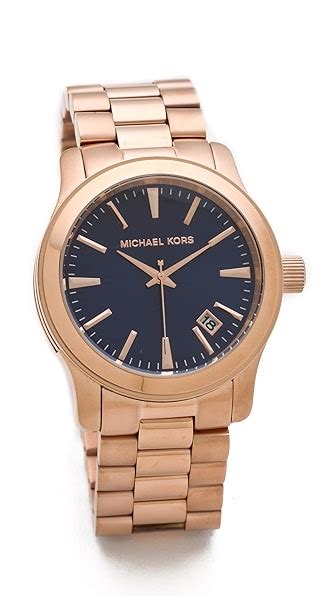 michael kors runway watch shopbop|Michael Kors oversized watch.